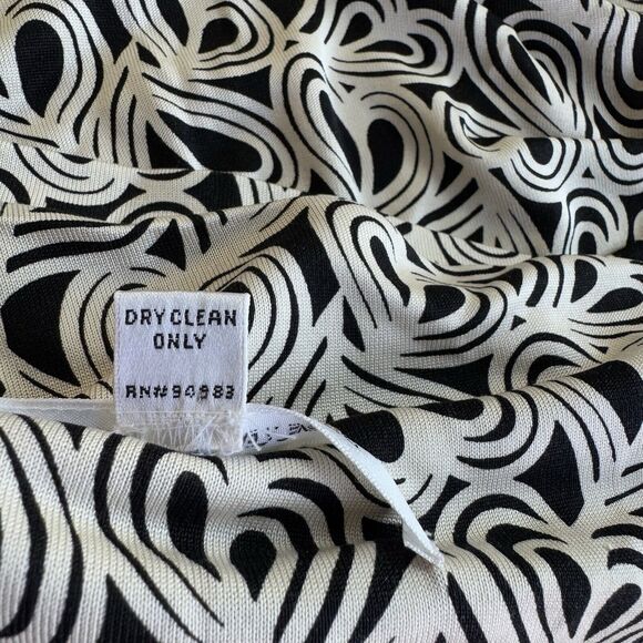 Diane Von Furstenberg Y2K Silk Heart Top Bell Sleeve Ruched Hippie Cute 70s Sz.8 - Picture 5 of 14